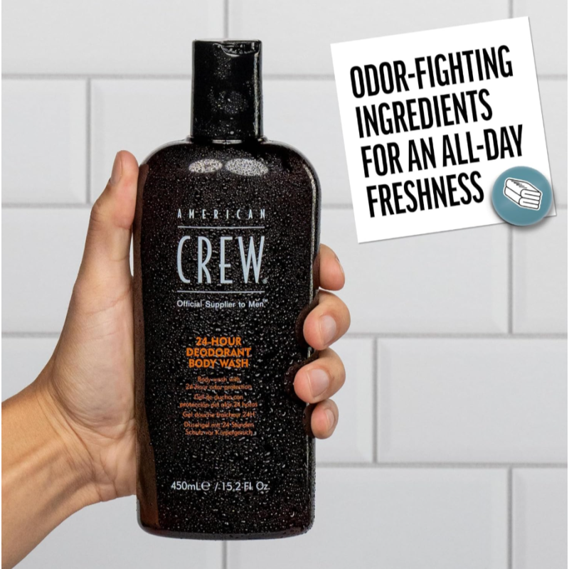 Гель для душу Захист від поту 24 години DEODORANT American Crew 450 мл 